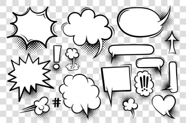 Çizgi roman metin konuşma balonu