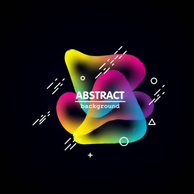 Hareket amip sıvı soyut arka plan kağıt kesme