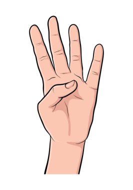 El hareketi çizgi roman pop sanatı izole