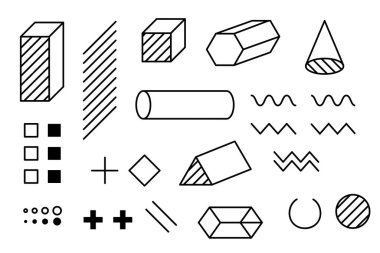 Modern trend hipster pop sanat yarım ton geometrik