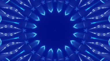 mavi arka plan, çiçek dürbünü ışık, döngü