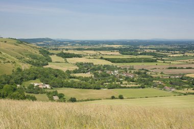 Weald ve South Downs yakınındaki Brighton, East Sussex, İngiltere