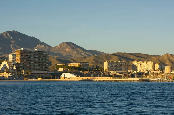 Seafront på El Campello, Spania – stockfoto