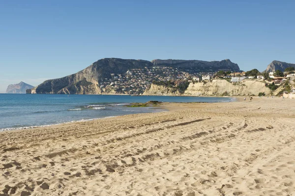 Strandpromenade bei Calpe, Spanien — Stockfoto