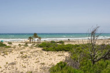 Alicante yakınlarındaki sahil, Costa Blanca, İspanya