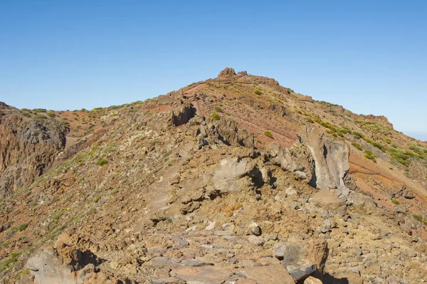 Roque Los Muchachos Vulkaankrater Palma Canarische Eilanden Uitzicht Caldera — Stockfoto