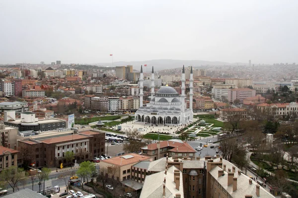 Mezquita Melike Hatun Ulus Ankara Turquía Esta Foto Tomada Las — Foto de Stock