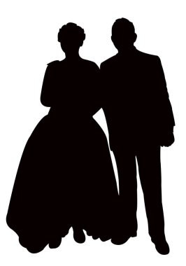 bir kaç ceset siluet vektör