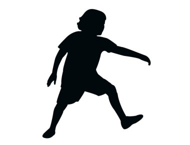 bir erkek cesedi silueti vektörü