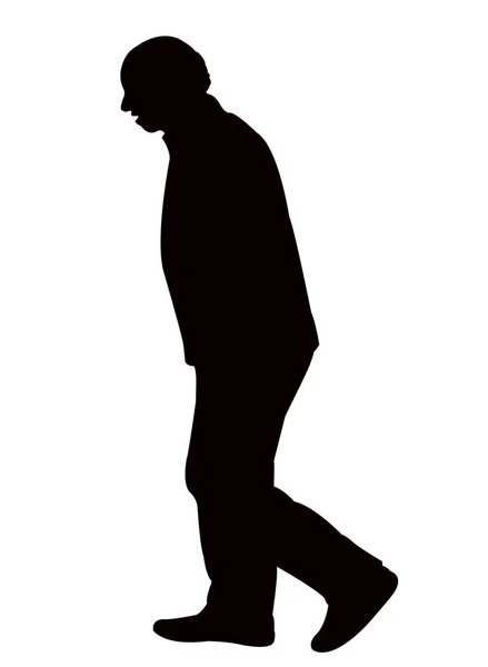 Homme Corps Silhouette Vecteur — Image vectorielle