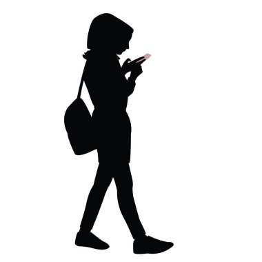 bir kadın vücut silueti vektörü