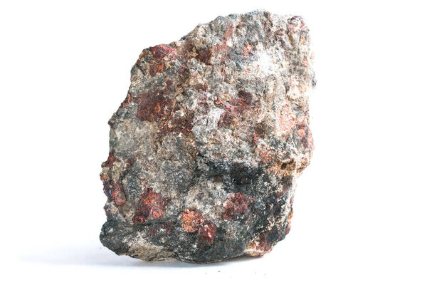 loparit. минеральная геология. редкий камень изолировать на белом фоне
.