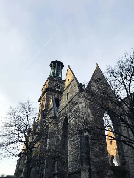 Aegidienkirche Der Altstadt Hannover Deutschland Zerstört Weltkrieg — Stockfoto