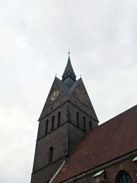 Trh Marktkirche Kostel Hannoveru Německo — Stock fotografie