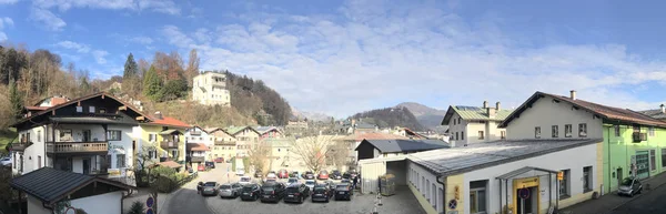 Vista Panorámica Ciudad Berchtesgaden Amanecer Baviera Alemania —  Fotos de Stock