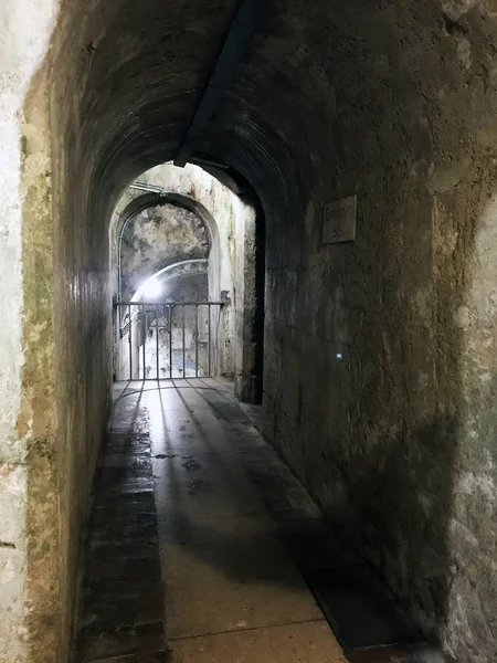 Subterranean Salt Mine Tunnels Alte Saline Bad Reichenhall Bavaria Germany — Stock Photo, Image