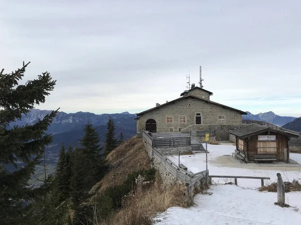 Kehlsteinhaus Eagles Nest Dans Les Alpes Bavaroises Berchtesgaden Bavière Allemagne — Photo