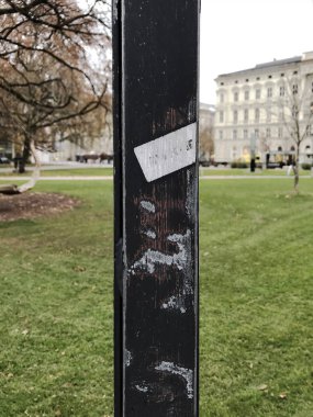 Metal kutubun arka plan, Austia tarihi Salzburg city ile