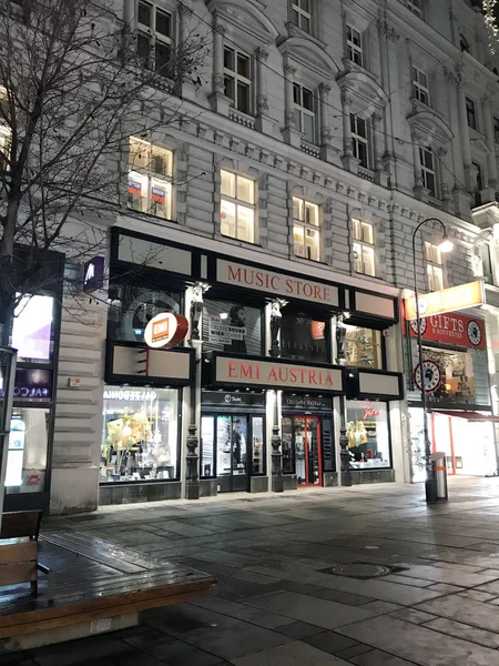 Viyana, kayıt mağaza, Wien, Avusturya merkezi sokak