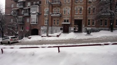Kışın, Ukrayna Kiev Luteranska sokak