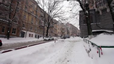 Kışın, Ukrayna Kiev Luteranska sokak