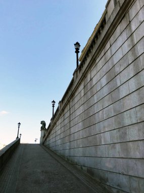 Stockholm Sarayı yolu Gamla Stan 'de, Stockholm' de eski bir kasaba, İsveç