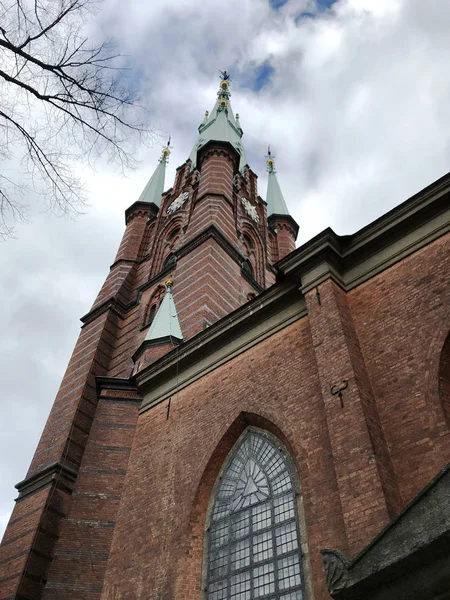 圣克莱尔教堂 诺尔马尔姆 斯德哥尔摩 — 图库照片