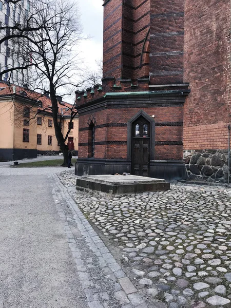 Kerk Van Saint Clare Norrmalm Stockholm Zweden — Stockfoto