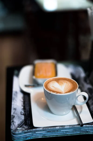 Café Negro Mañana Cafetera — Foto de Stock