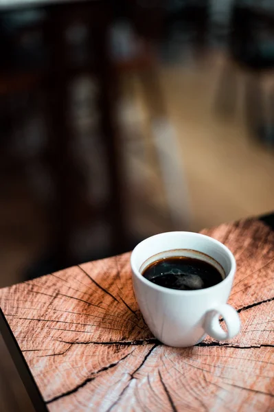 Café Negro Mañana Cafetera — Foto de Stock