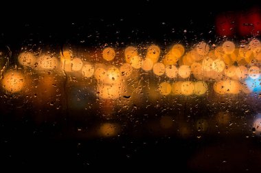 güzel kentsel ışık bokeh, tembel Pazar