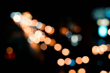 güzel kentsel ışık bokeh, tembel Pazar