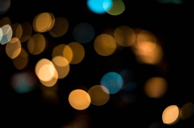 güzel kentsel ışık bokeh, tembel Pazar