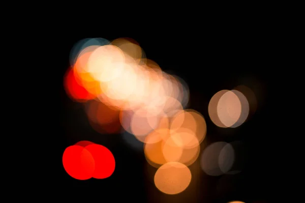 Krásné Městské Světlo Bokeh Líný Neděle — Stock fotografie
