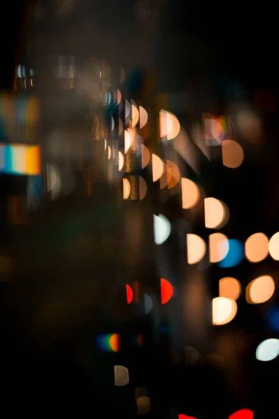 Mooie Stedelijke Lichte Bokeh Luie Zondag — Stockfoto