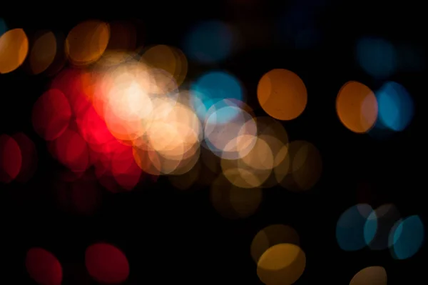 Krásné Městské Světlo Bokeh Líný Neděle — Stock fotografie