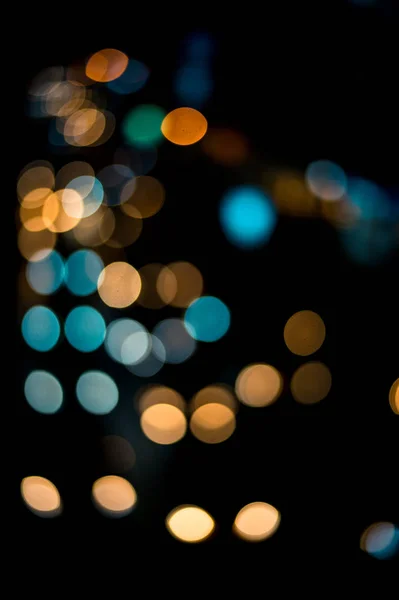 Mooie Stedelijke Lichte Bokeh Luie Zondag — Stockfoto