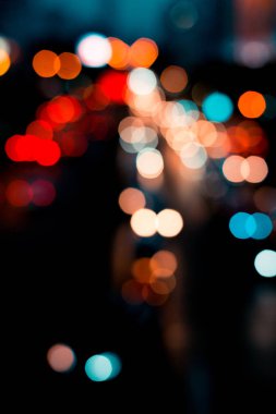 güzel kentsel ışık bokeh, tembel Pazar