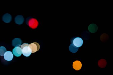 güzel kentsel ışık bokeh, tembel Pazar