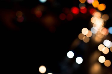 güzel kentsel ışık bokeh, tembel Pazar