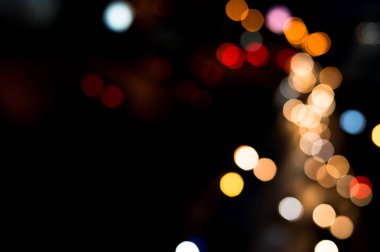 güzel kentsel ışık bokeh, tembel Pazar