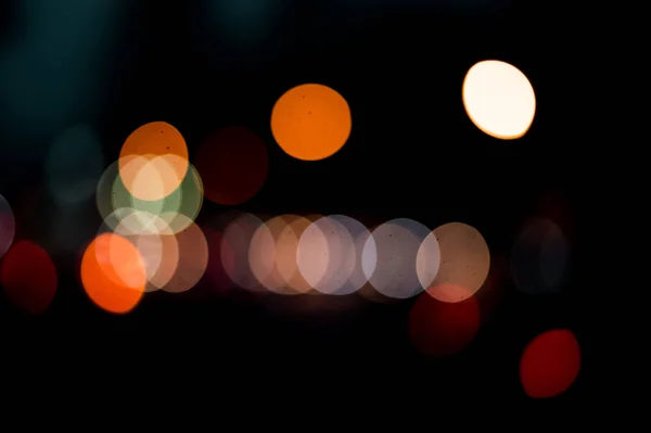 Mooie Stedelijke Lichte Bokeh Luie Zondag — Stockfoto