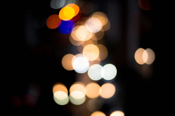 Krásné Městské Světlo Bokeh Líný Neděle — Stock fotografie