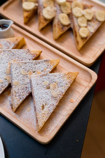 Köstliches Hausgemachtes Frühstück French Toast Machen Mich Glücklich Diesem Tag — Stockfoto