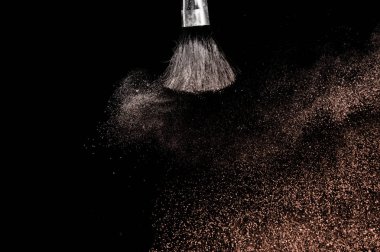 Yıl, toz sıçrama ve makyaj sanatçısı için fırça rengi veya 