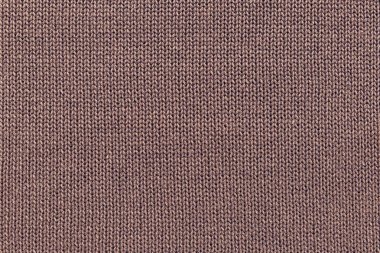 arka plan kahverengi renk veya Triko closeup kumaş örme doku