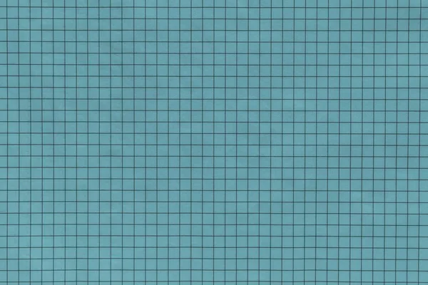 Checkered Texture Leaf Paper Paper Material Fabric Dark Turquoise Color — Stock Photo, Image