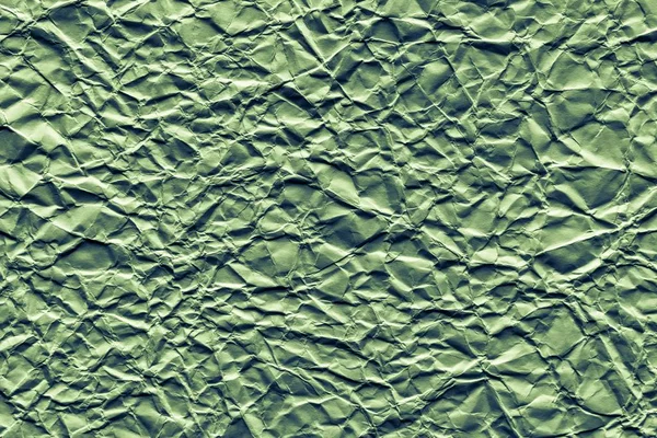 Régi Gyűrött Papírlap Zöld Színű Absztrakt Textúrázott Háttérre Háttérkép — Stock Fotó
