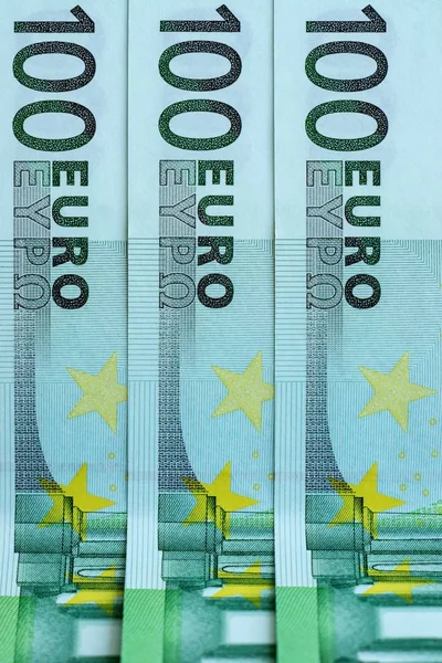 Fragmento Billete Abstracto Cien Euros Para Fondo Financiero Para Fondo —  Fotos de Stock