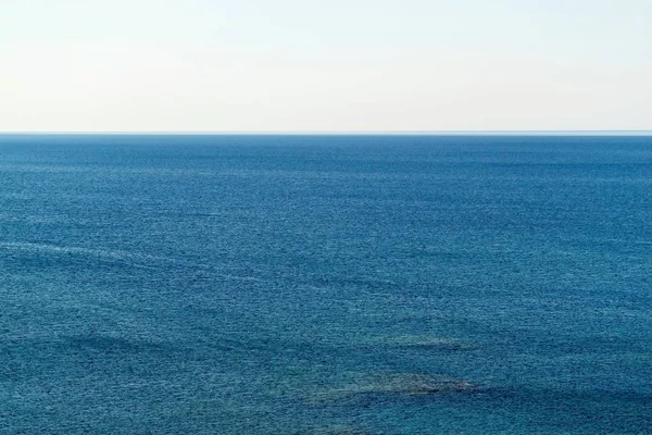 空海地平线的背景和纹理与文本的位置 — 图库照片